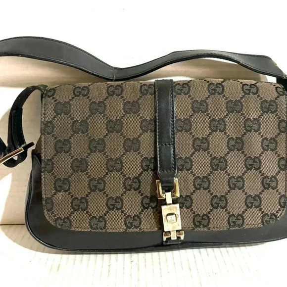 Gucci GG canvas vintage medium Jackie shoulder handbag - Picture 4 of 13